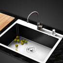 Stainless Steel Kitchen Sink 600X450MM Under/Topmount Sinks Laundry Bowl Silver