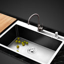 Stainless Steel Kitchen Sink 680X450MM Under/Topmount Sinks Laundry Bowl Silver