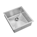 Stainless Steel Kitchen Sink 440X450MM Nano Under/Topmount Sinks Laundry Silver