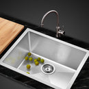 Stainless Steel Kitchen Sink 540X440MM Nano Under/Topmount Sinks Laundry Silver