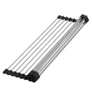 Stainless Steel Sink 450X255MM Colander Kitchen Draining Tray Strainer Silver