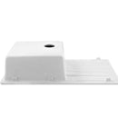 Stone Kitchen Sink 855X500MM Granite Under/Topmount Basin Bowl Laundry White