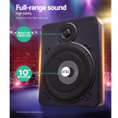 600W Black Car Subwoofer 10 Inch Ultra-Thin Speaker Audio Amplifier Under-Seat