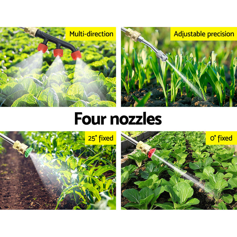 Weed Sprayer Multifunction Trolley Fertilizing Watering 30L