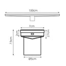 1000mm Stainless Steel Insert Shower Grate