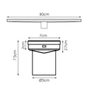 800mm Stainless Steel Insert Shower Grate