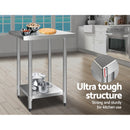 610 x 610m Commercial Stainless Steel Kitchen Bench