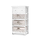 3 Basket Storage Drawers - White