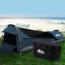 Weisshorn Biker Swag Single Camping Swags Navy Water Resistant Ripstop Canvas