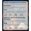 Weisshorn Double Swag Camping Swags Canvas Tent Deluxe Dark Blue Large Bag