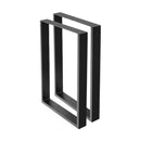 2x Coffee Dining Steel Table Legs 71x50CM Industrial Vintage Bench Metal Box