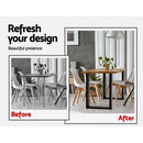 2x Coffee Dining Steel Table Legs 71x50CM Industrial Vintage Bench Metal Box