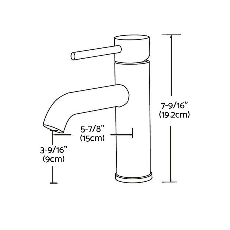 Basin Mixer Tap Faucet Black