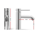Basin Mixer Tap Faucet Silver