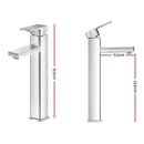 Basin Mixer Tap Faucet Silver