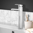 Basin Mixer Tap Faucet Silver