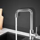Mixer Kitchen Faucet Tap Swivel Spout  Silver