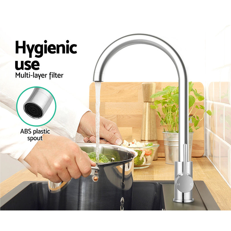 Mixer Faucet Tap - Silver
