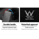 Bathroom Tap Wall Square Black Basin Mixer Taps Vanity Brass Faucet