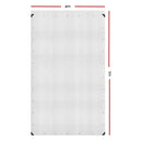 4x7m Tarp Camping Tarps Poly Tarpaulin Heavy Duty Cover 135gsm Clear