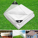 5x10m Tarp Camping Tarps Poly Tarpaulin Heavy Duty Cover 135gsm Clear