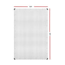 6x9m Tarp Camping Tarps Poly Tarpaulin Heavy Duty Cover 135gsm Clear