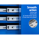 Giantz 15 Drawers Tool Box Chest Trolley Cabinet Garage Storage Boxes Organizer Blue