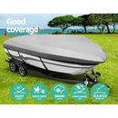 Seamanship Premium 12-15.5ft Boat Cover Trailerable Marine Grade Waterproof 600D