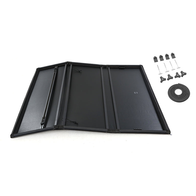 Weisshorn Fit Nissan Navara NP300 D23 Tonneau Cover Ute Clip On 3 Fold Folding