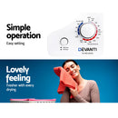 Devanti 4kg Tumble Dryer Machine Air Vented Front Load Wall Mount