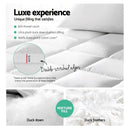 Giselle QUEEN Mattress Topper Duck Feather Down 1000GSM Pillowtop Topper