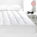 Giselle QUEEN Mattress Topper Duck Feather Down 1000GSM Pillowtop Topper