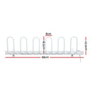 Electric Heated Shoes Warmer Socks Dryer Bathroom Racks Rails Gloves Sterilizer Heater 3 Pairs White