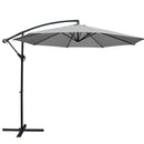 3M Outdoor Furniture Garden Umbrella Grey