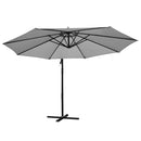 3M Outdoor Furniture Garden Umbrella Grey