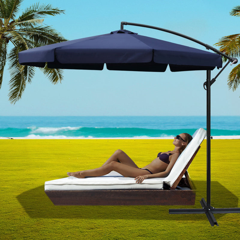 3M Outdoor Umbrella - Navy