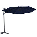 3M Roma Outdoor Furniture Garden Umbrella 360 Degree Navy