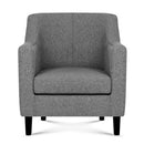 Fabric Dining Armchair - Grey