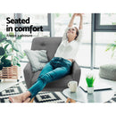 Fabric Dining Armchair - Grey