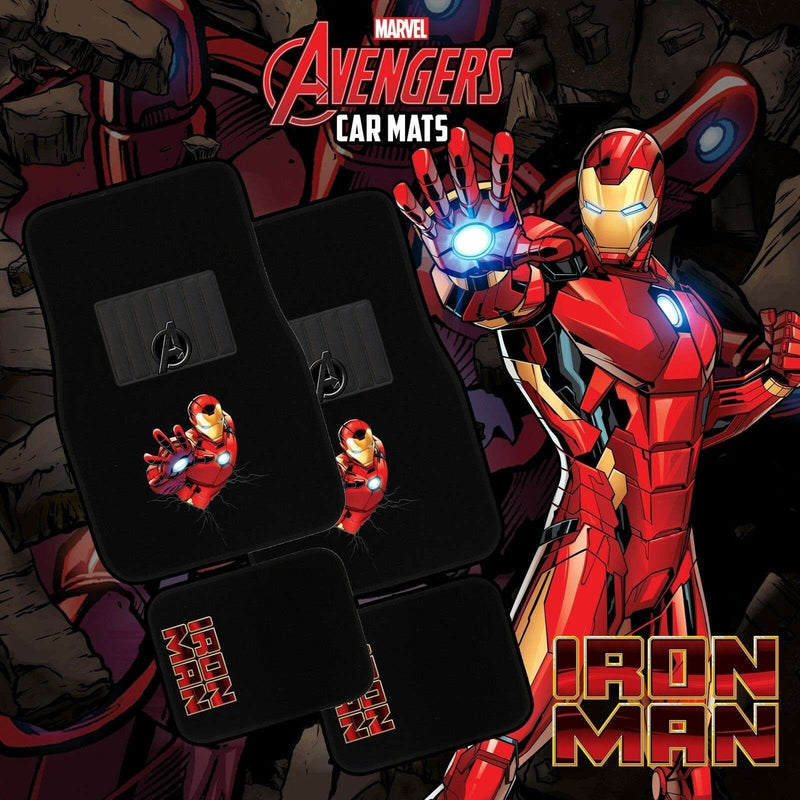 MARVEL AVENGERS 4-Piece Car Mat - IRON MAN