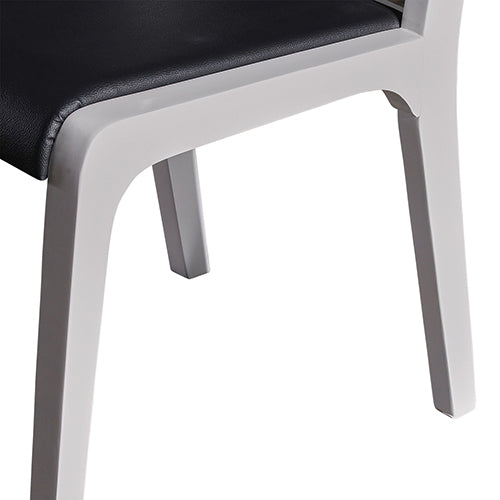 2X Baily Dining Chair Black & White