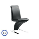 2 X Z Chair Black Colour
