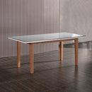 Galaxy Dining Table White Ash Colour