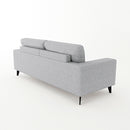 Hopper 2 Seater Fabric Sofa Light Grey Colour