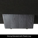 Nikki Sofa Black Colour 2 Seater PU Leather