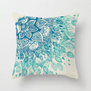 Aqua Blue Turquoise Cushion Covers 4pcs Pack