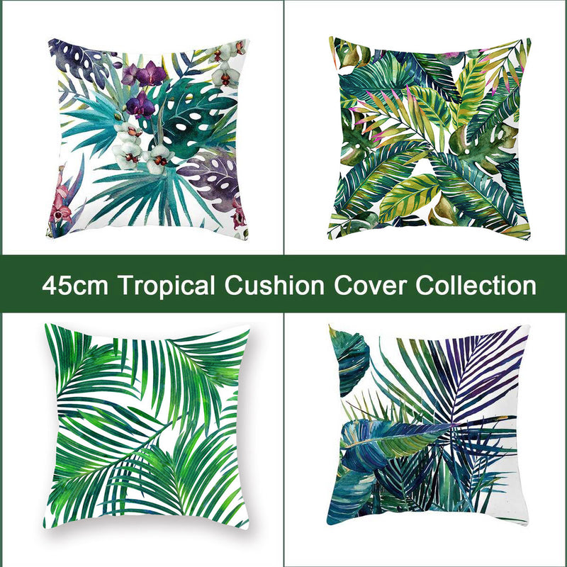 Tropical Style Cushion Covers 4pcs Pack
