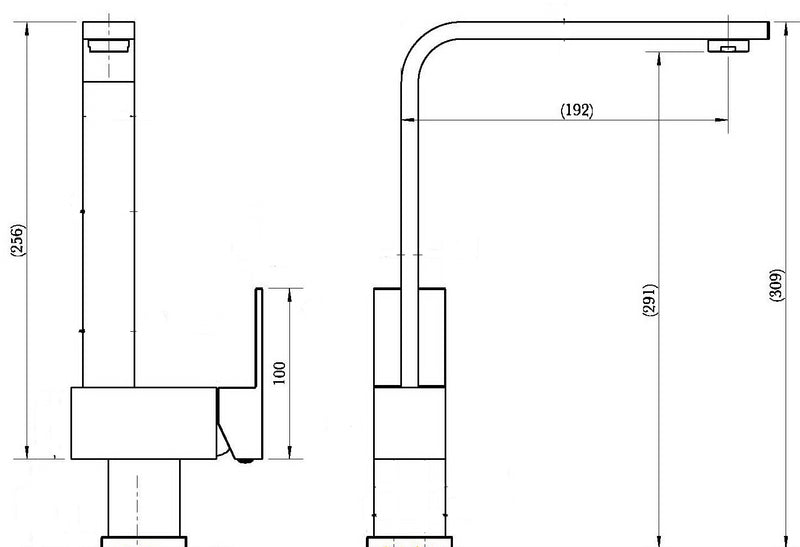 Kitchen Mixer Tap Faucet - Laundry Bathroom Sink