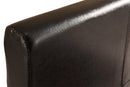 Single PU Leather Bed Frame Black