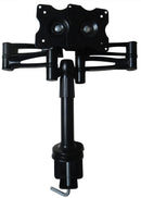 Two-Screen 10-25" Desk Monitor TV Plasma LED LCD Work Mount